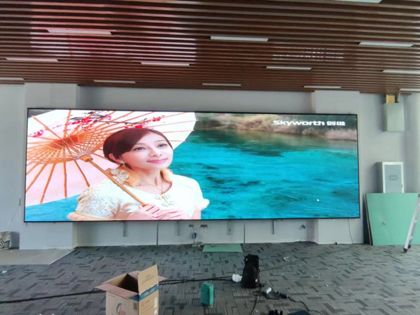 九原P1.53led小间距屏安装案例